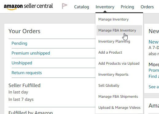 A screen shot of the Amazon Seller Central page showcasing the marketing management services offered by My Amazon Guy.