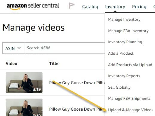 How to load A content videos to Amazon Seller Central