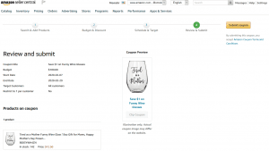 A screen shot of an amazon page showing a wine glass in the marketplace.