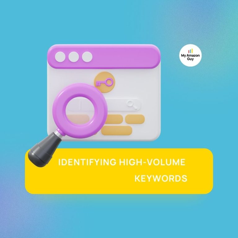 Optimizing high volume keywords in Amazon seller central management for effective marketing.