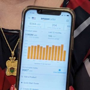 106 % up Year on Year on Amazon