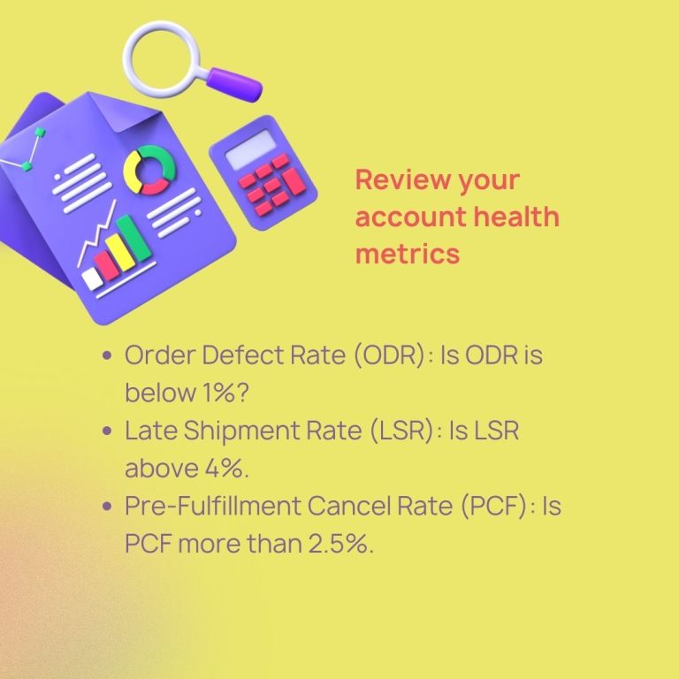 A close-up of a calculator and a magnifying glass, highlighting the importance of accurate marketing management for Amazon sellers.