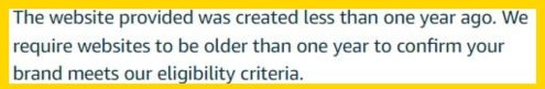 Brand Registry Errors Mismatched Info 5