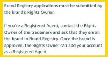 Brand Registry Errors Rights Owner 2