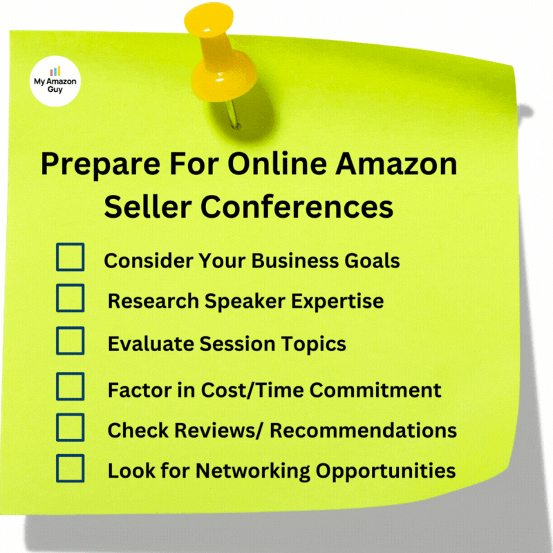 Make The Most Out Of Online Amazon Seller Conferences 2 Online Amazon Seller Conferences Preparation