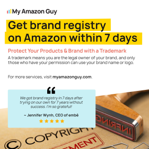 Amazon Brand Registry Step By Step Guide Trademark Registration