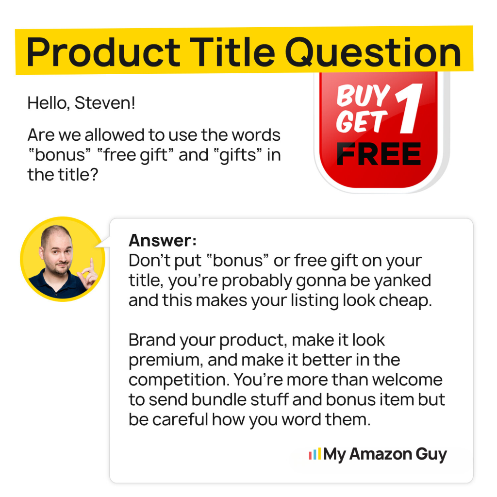 Amazon Listing Optimization Product Title Questions