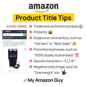 Amazon Listing Optimization Product Title Tips