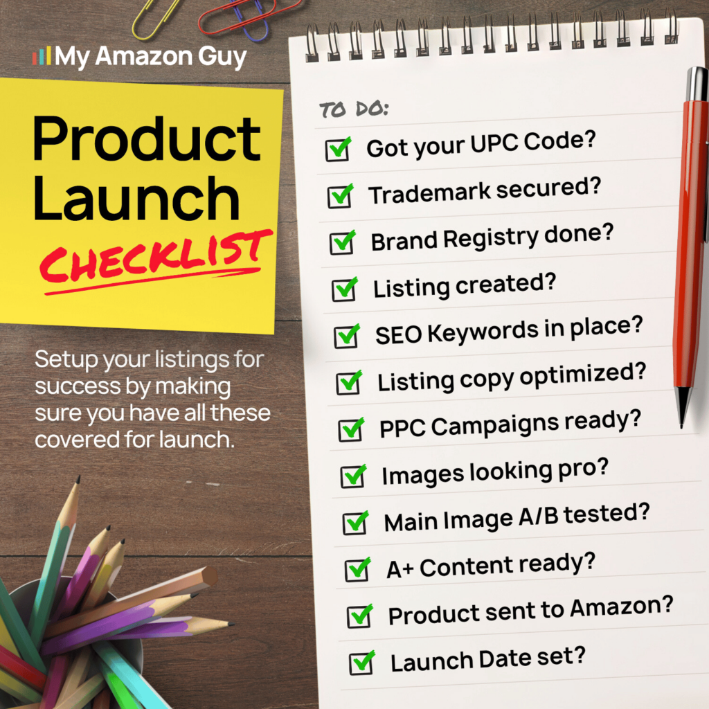 Amazon Private Label Product Launch Checklist