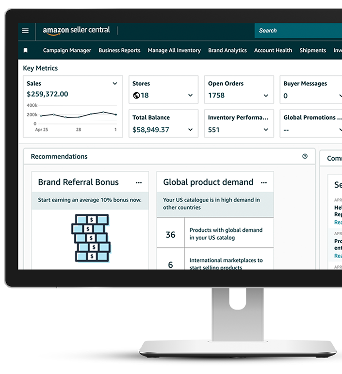 Home page draft 2024 07 - larry test 44 Amazon agency full service management